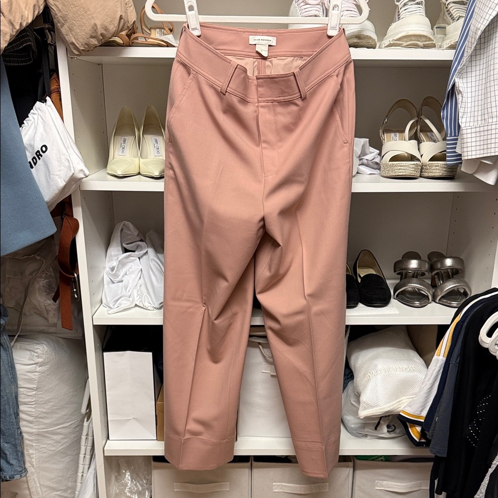 Club Monaco Blush Cropped Pants